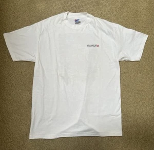 Vintage 1990s Swatch Watch Mother's Day Promo T Shirt - L - Picture 1 of 5