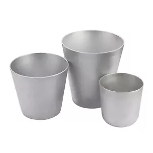 3er Set Metallform orthodox zum Backen von Ostern Paskha Kuchen, Brotmuffins - Bild 1 von 1