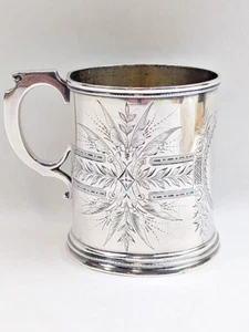 Schöne antike Albert Coles Münze / Sterling Silber Präsentationsbecher / Becher - Bild 1 von 9