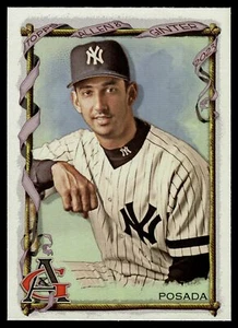 2023 Topps ALLEN & GINTER JORGE POSADA SILVER PORTRAIT #336 YANKEES SP - Picture 1 of 2