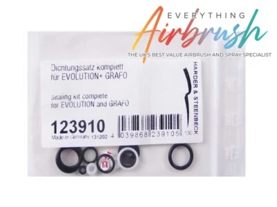 HARDER & STEENBECK - KIT DE SELLADO PARA AERÓGRAFOS EVOLUTION & GRAFO