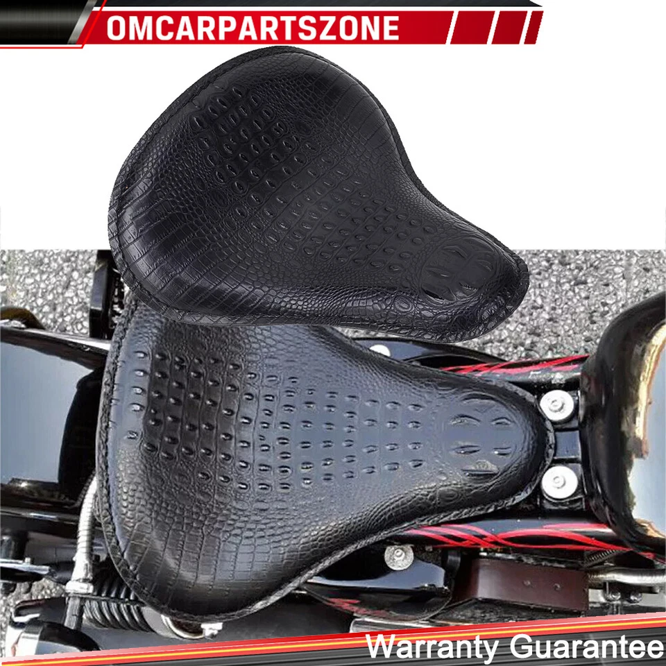 Motorcycle Solo Seat 3" Spring For Harley Softail Dyna Sportster XL 1200 883 48 - Image 1 of 4