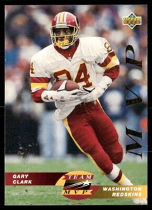 Gary Clark 1993 Upper Deck #TM24 Team MVP Washington Redskins - Bild 1 von 2