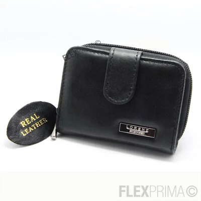 Womens Ladies Real Leather Purse Wallet Black RFID Top Quality NEW WITH TAGS 20