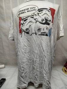 Star Wars Rebel Scum Herren XX LG T-Shirt Weiß Grafik Baumwollmischung Kurzarm - Bild 1 von 12
