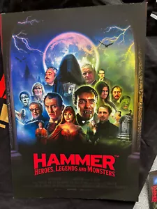 ULTRA RARE Hammer Horror Memorabilia. Legends and Monsters Premiere - Photo 1/7