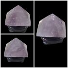 Natura purple Rainbow fluorite quartz pyramid crystal tower point healing 1PC