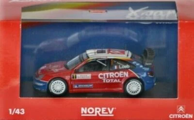 1/43 NOREV 154302 Citroen Xsara WRC 2005 Monte Carlo Winners #1 Loeb & Elena - Image 1 of 4
