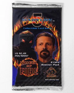 Babylon 5 CCG Wheel of Fire Edition 9-Card Booster Pack Sealed New Game - Picture 1 of 2