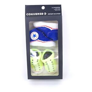 Converse Chuck Taylor 0-6 and 6-12 Months Baby Infant Booties Socks 2 Pair