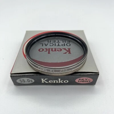 Kenko 55mm Skylight Optical Filter - L-40 UV - Color Y 1500 - Made In Japan - Image 1 of 4