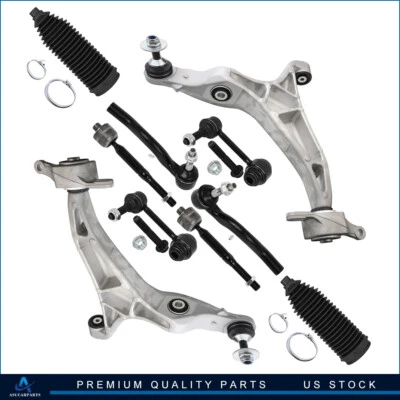 For 2016-2022 Dodge Durango 10Pcs Front Tie Rod End Control Arm and Ball Joint - Image 1 of 4