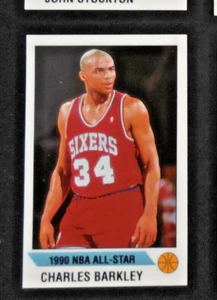 1990/91 Panini PROOF Basketball sticker Charles Barkley Phil 76ers All Star#J FS - Picture 1 of 2