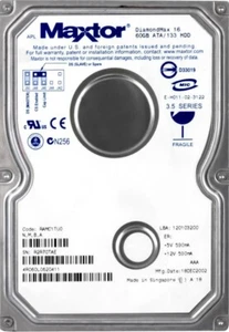 Hard Drive MAXTOR DiamondMax 16 60GB 5400RPM 2MB ATA IDE 4R060L0 3.5'' Inch - Picture 1 of 3
