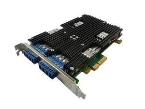 Silicom PE2G4BPFI80-LX-SD-R PCI-E 4-Port Fiber Gigabit Ethernet Bypass Adapter - Picture 1 of 1