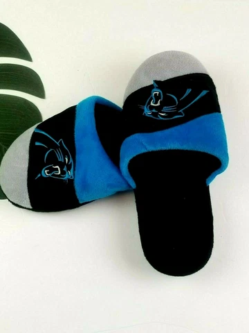 NFL Scuff Slipper Carolina Panthers Size XL 7 / 8 Cover