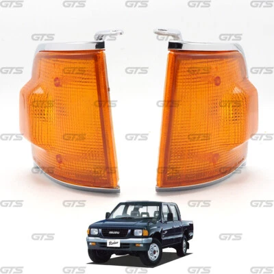 Fits Isuzu Tfr Holden Rodeo Vauxhall Brava Pickup 1989 - '95 Pair Corner Light - Image 1 of 4