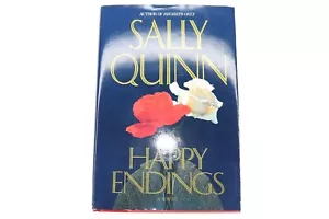 Sally Quinn Happy Endings Simon & Schuster 1991 Novel - Picture 1 of 6