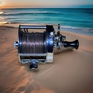 Vintage Shakespeare Service True Axis 1944T Model EK Fishing Reel - Picture 1 of 12