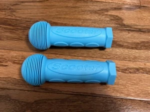 Kid’s Scooter Toddler Handle Grip 1Pair(2PCS) Soft Rubber Handlebar Grip - Blue - Picture 1 of 2