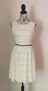ARK & CO Womens Lace Sleeveless Fit and Flare Dress Size Small EUC - Picture 1 of 7