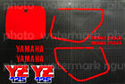 1987 87&#39; yamaha YZ125 dirtbike 11pc kit decals stickers graphics vintage MX