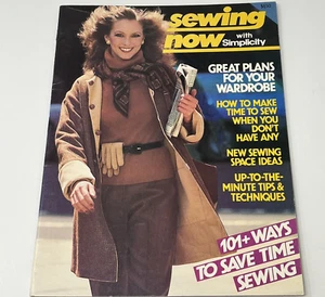 1979 Sewing Now With Simplicity Tips Techniques Space Ideas Guide Sew Magazine - Picture 1 of 12