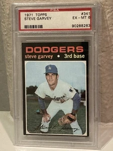 1971 Topps Steve Garvey Rookie PSA 6 #341 LA Dodgers - Picture 1 of 2
