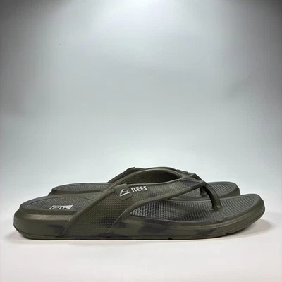 Reef Oasis Slide Olive Marble Camo Lightweight Comfort Slip On Men's Size 10 - Image 1 of 4