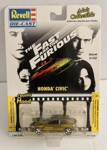 Revell Die-Cast  Eclipse And Honda Civic Fast And Furious #100 #102 - Picture 1 of 8