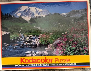 Vtg Collectible Kodakcolor 1000 Pc Puzzle Sealed Interlocking 18”x26” Mountains - Picture 1 of 1