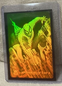 1994 Marvel Universe Spiderman 3D Hologram Chase Card #1 of 4 - Picture 1 of 6
