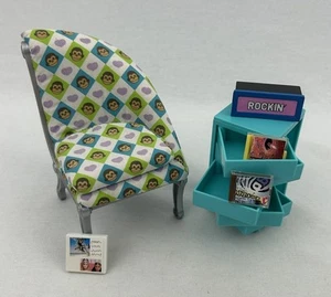 Mattel 2005 Barbie Furniture Fashion Fever Go Bananas Monkey Chair & Accessories - Picture 1 of 11