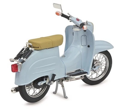 Schuco 1/10 Simson KR51/1 Blue Motorcycle Diecast Model Toy Gift NIB - Image 1 of 4