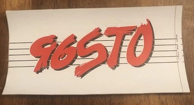 Pegatina de parachoques 96STO Radio Station 1986 Foto 1 de 3