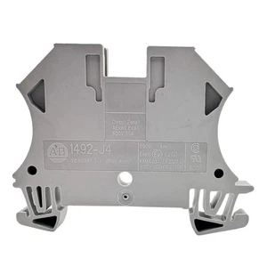 Allen-Bradley Terminal Block 35A 600V AC/DC Gray 1492-J4 - Picture 1 of 7