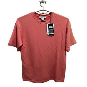 Onitsuka Tiger Mens Size Large Peach Short Sleeve Top T-Shirt Made in Japan NWT - Picture 1 of 11