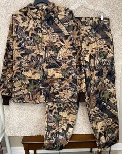 Scent-Lok Mens Mossy Oak Forest Floor Camo Hunting Jacket Medium Pants Large Set - Picture 1 of 22