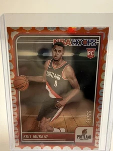 2023-24 Panini Hoops Kris Murray Rookie Gravity Foil 66/75 - Picture 1 of 8
