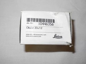 LEICA 10446356 20x/12 MIKROSKOP OKULAR OKULAR NEU OPEN BOX - Bild 1 von 3