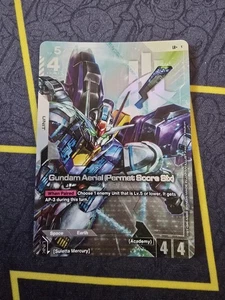 Gundam Aerial (Permit Score Six) - ST01-006 - LR+ Alt Art - Juego de cartas Gundam TCG - Imagen 1 de 1