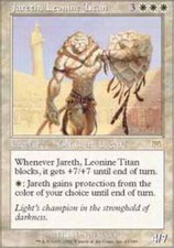 MTG magic cards 1x x1 Light Play, English Jareth, Leonine Titan Onslaught