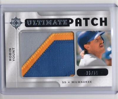 2009 Upper Deck Ultimate Collection Patch #UP-RY Robin Yount 23/35 - Image 1 of 2