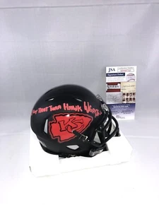WILLIE GAY JR SIGNED KANSAS CITY CHIEFS ECLIPSE MINI HELMET JSA CHOP INSCRIPTION - Picture 1 of 4