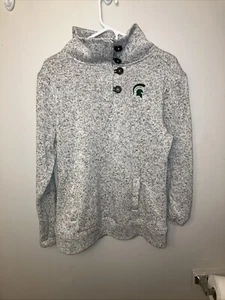 Champion Elite Michigan State Quarter Button Up Men’s Large. Excellent Condition - Picture 1 of 10