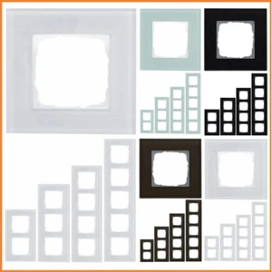 Glass frame glass frame suitable for GIRA system 55 JUNG AS 500 Merten Berker and much more - Picture 1 of 5