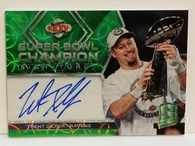 2018 Panini Spectra #SB35 Trent Dilfer Super Bowl Champions Sig. Auto 22/25  - Image 1 of 3