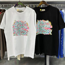 New Fashion Art Graffiti Logo Print T-Shirt Unisex Casual Cotton Short Sleeve