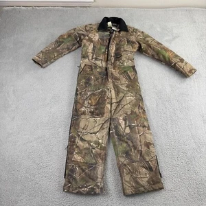 Walls Coveralls Jumpsuit Youth 12R Kids Quilted Lined Camo Hunting Outdoors USA - Picture 1 of 21