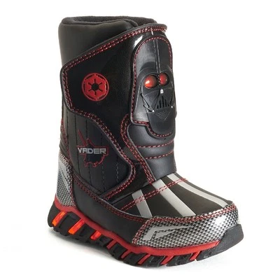 New w/ Defect! Disney Star Wars Darth Vader Boots Light-Up, sz: 7,8,10 - Image 1 of 4